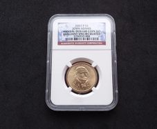 United States : 2007 , Brilliant Uncirculated , John Adams One Dollar Coin