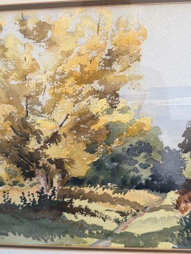 G. Oakley. 4 Original Watercolours. Framed. Irish Artist. Rural Scenes.