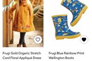 frugi dress Coco cord