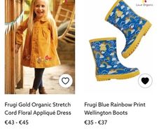 frugi dress Coco cord