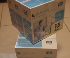HP DVD-rw 4x - 3pk of 5 discs (2 available)