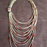 Jade and coral neckpiece Image 3