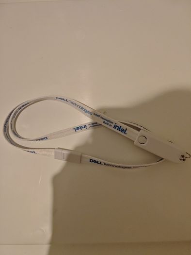 Official Intel Innovation Lanyard 2-in-1 Charging Cable (Rare Tech Swag)
