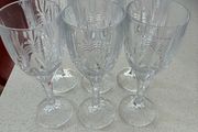Galway Crystal Wine Glasses x6