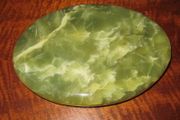 Unique Rare Brazilian Dark Green Onyx Plinth / Base