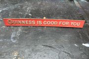 Vintage Rare Genuine "GUINNESS IS GOOD FOR YOU" shelf sign