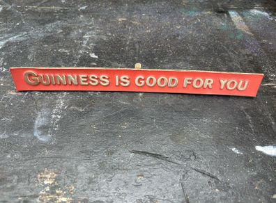 Vintage Rare Genuine "GUINNESS IS GOOD FOR YOU" shelf sign