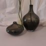Fabulous Collection of Three Rare Vintage IKEA Hand-Blown Salong Glass Vases designed by Johanna Jelinek, Two Green Colourways, Circa 1990 Image 4