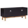 TV Cabinet 100x35x45 cm Solid Acacia Wood and MDF Image 4