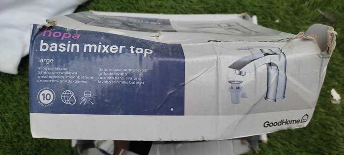GoodHome Hopa Basin Mono mixer Tap, Bath Shower mixer