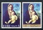 Ireland 1974 Scott # 365-366 Christmas - Mint Never Hinged