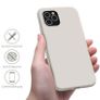 Liquid Silicone Case For iPhone 11 Pro Luxury Thin ShockProof Soft Phone Cover Grey - FHT7IP11PLK Image 3