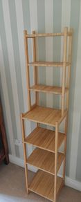 IKEA Bamboo Shelving Unit (Fully Assembled and half the price of new on IKEA website)