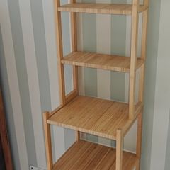 IKEA Bamboo Shelving Unit (Fully Assembled and half the price of new on IKEA website)