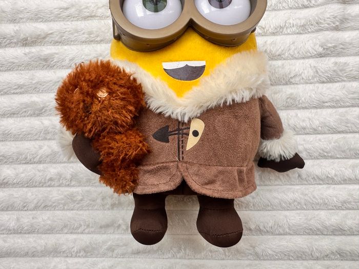 Minions Bob with Teddy Bear Soft Toy Minion Despicable Me Soft Plush approx. 30 cm. Used Please see photos