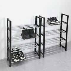 4-tier Shoe Rack - Ideal to maximise storage space - also great as a wadrobe insert for extra shelving :)