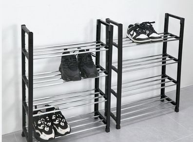 4-tier Shoe Rack - Ideal to maximise storage space - also great as a wadrobe insert for extra shelving :)