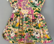 Moomins by Martinex -short sleeve bodysuit dress size 56 EUC