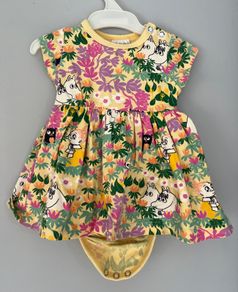 Moomins by Martinex -short sleeve bodysuit dress size 56 EUC