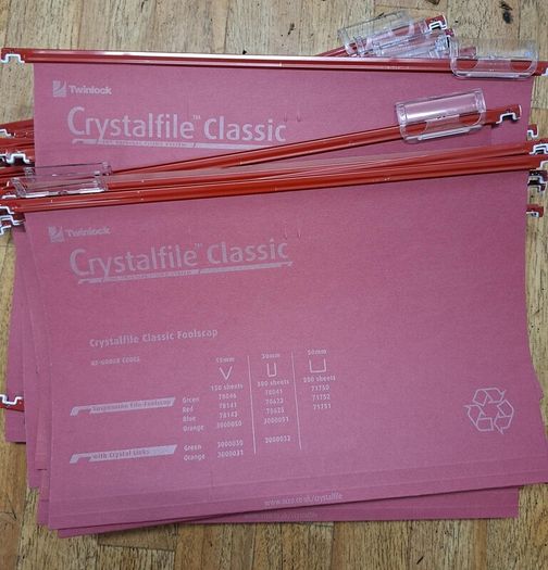 Rexel Crystalfile Classic Foolscap Suspension File