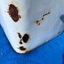 Vintage white enamel bread bin Image 5