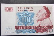 Sweden 1980.100 Kronor.A/Uncirculated Banknote.Over 260 lots listed.