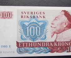 Sweden 1980.100 Kronor.A/Uncirculated Banknote.Over 260 lots listed.