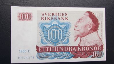 Sweden 1980.100 Kronor.A/Uncirculated Banknote.Over 260 lots listed.