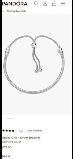 Pandora silver bracelet