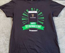 Guinness Happy St Patrick's Day T-Shirt M