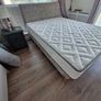 king size bed with headboard and new mattress Image 8