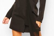 black blazer dress