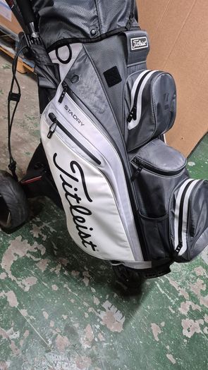 Motocaddy Trolley and Titleist Waterproof Bag