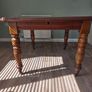 100 year old solid wooden table Image 2