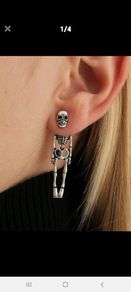 skeleton earrings