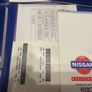2001 Nissan Almera user manual & warranty book. Image 6