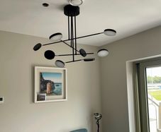 Feature LED 8 Spotlight Ceiling Lamp
