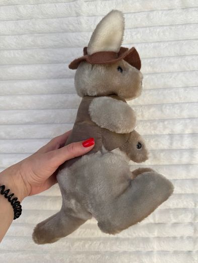 Grab a Jumbuck approx. 12 Kangaroo with Joey plush Used Please see photos