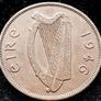 [#70] - Ireland 1946 | Irish 1d | One Penny | Hen with Chicks | KM.11 | High Grade Image 2
