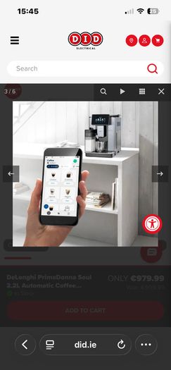 De Longhi Coffee Machine