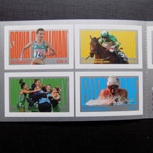 Irish Women in Sport.2022.Stamp Booklet.Six Self-adhesive "N" Stamps.MNH.