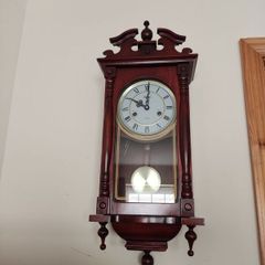 Lovely late 20th Century wall clock. Lincoln.