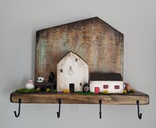 Handcrafted wooden key holder