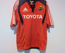 2007/09 Munster Rugby Home Jersey Adidas Toyota Medium