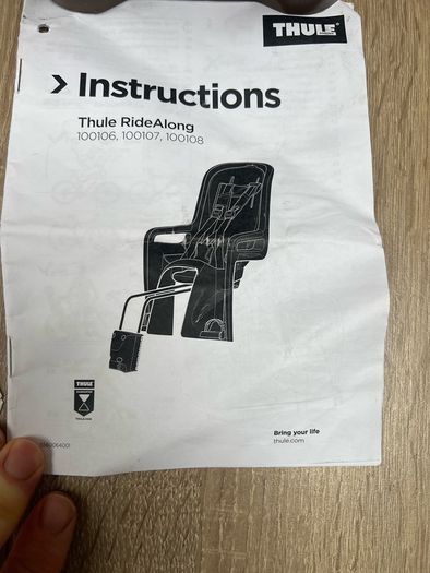 Thule RideAlong, bike seat