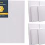 Pre-Stretched Canvas 8pcs - 24x30CM-4pk & 30x40CM-4pk -Assorted Artist Framed Canvas/ 280GSM/100% Cotton/Blank/Triple Primed/Acid Free/Medium Grain/ 1.7cm - Acrylic/Oil (FREE POSTAGE) Image 3