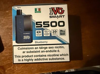 IVG 5500 Blueberry vapes