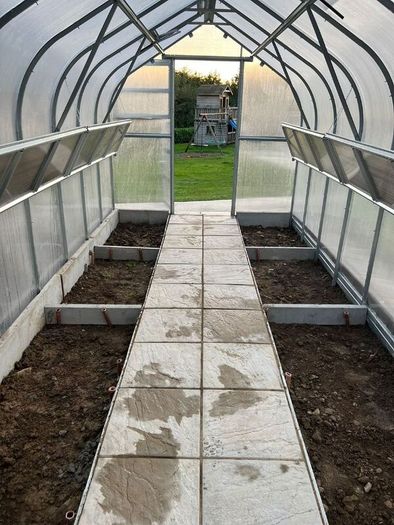 Greenhouse Raindrop shape polycarbonate poly tunnel