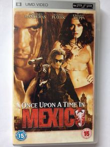 Once Upon A Time In Mexico (Robert Rodriguez Film) [2003] Antonio Banderas, Salma Hayek, Johnny Depp, Mickey Rourke, Eva Mendes, Danny Trejo & Willem Dafoe (PSP-UMD Movie)