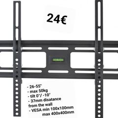 TV Wall Mount Bracket Flat Tilt 26" - 55"